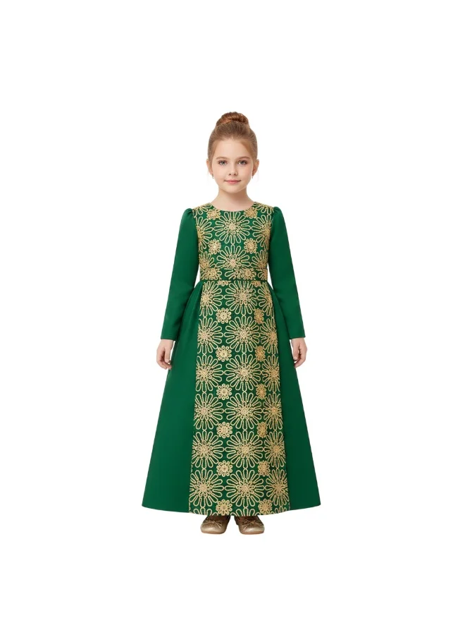 D'Daniela D' Daniela - Fathima Green Jalabiya Abaya with  Sleeves